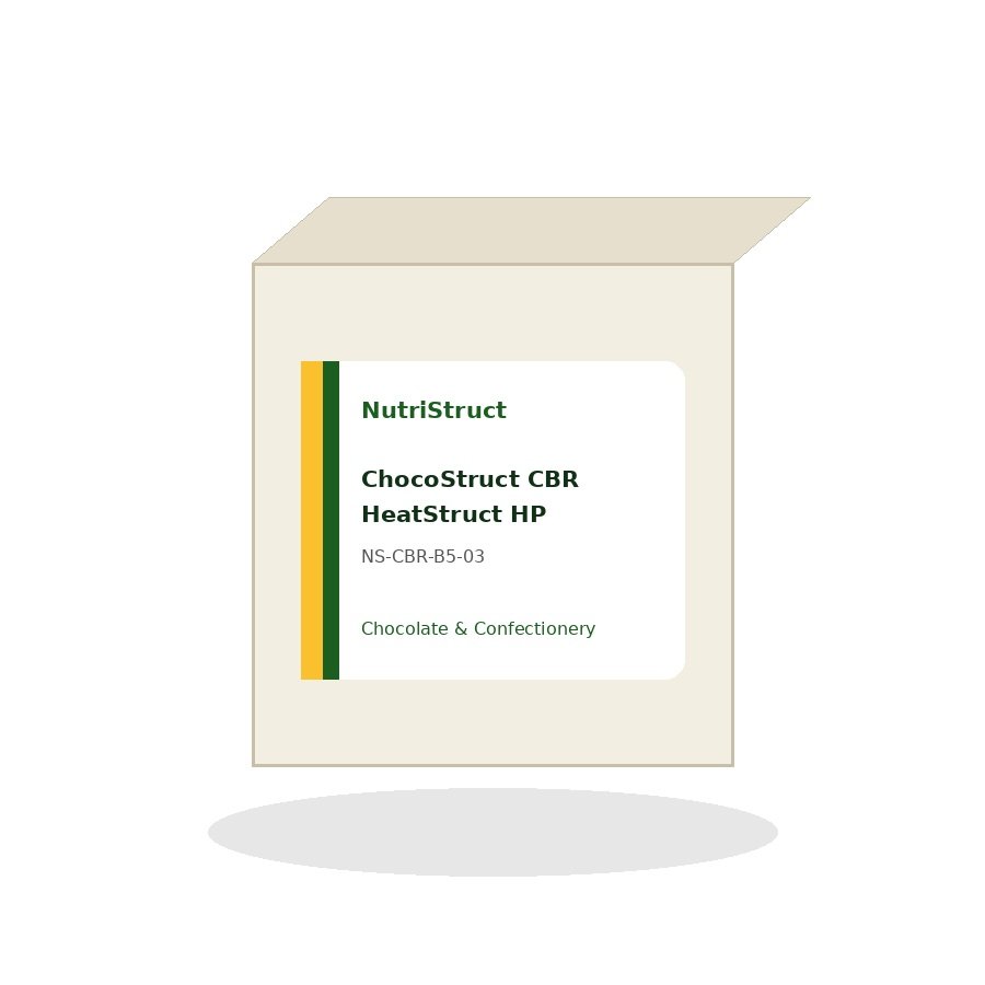 ChocoStruct™ CBR HeatStruct HP packaging mockup
