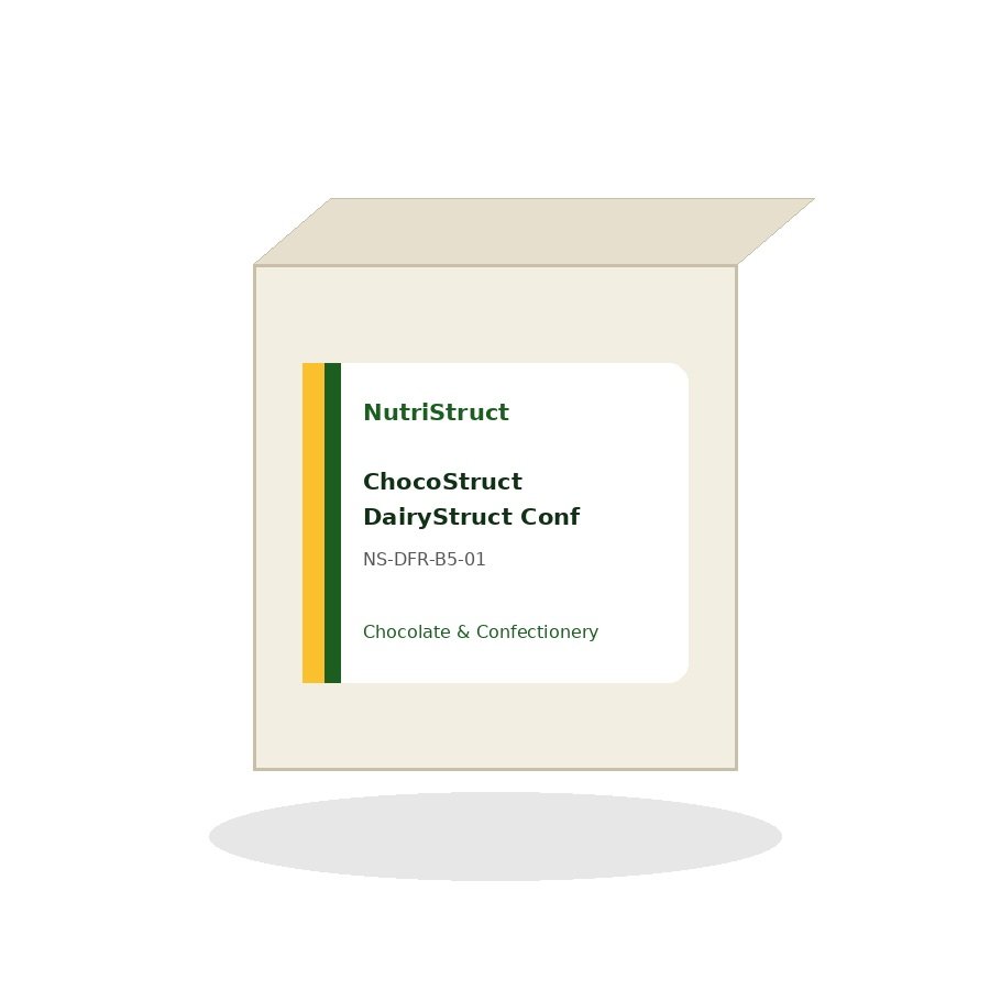 ChocoStruct™ DairyStruct Conf packaging mockup