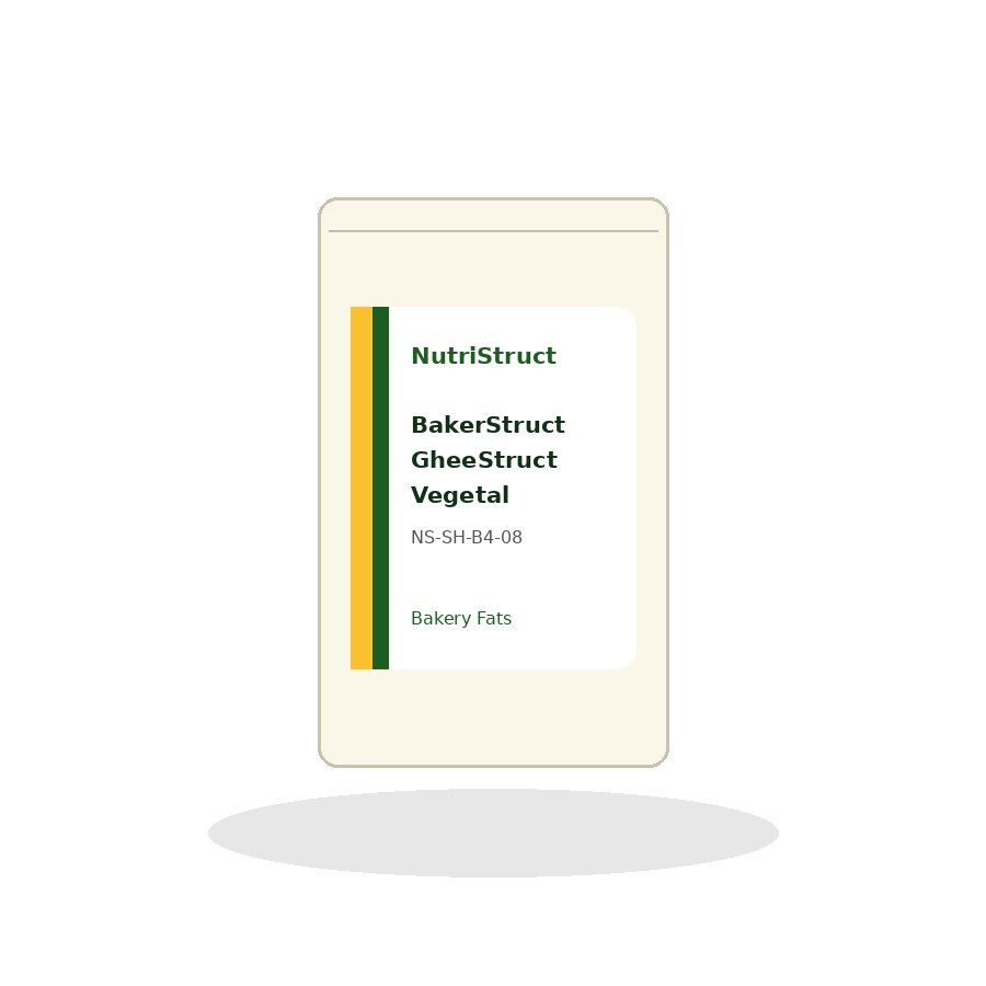BakerStruct™ GheeStruct Vegetal packaging mockup